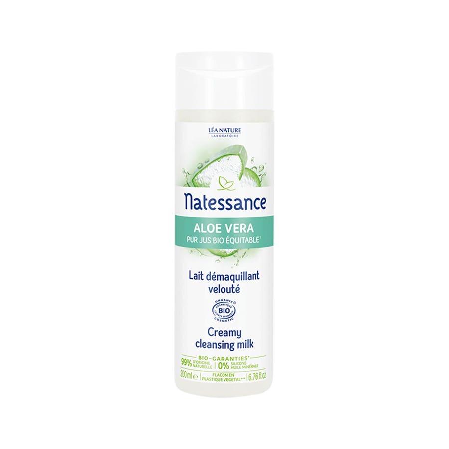 Organic Velvety Cleansing Milk 200ml Natessance