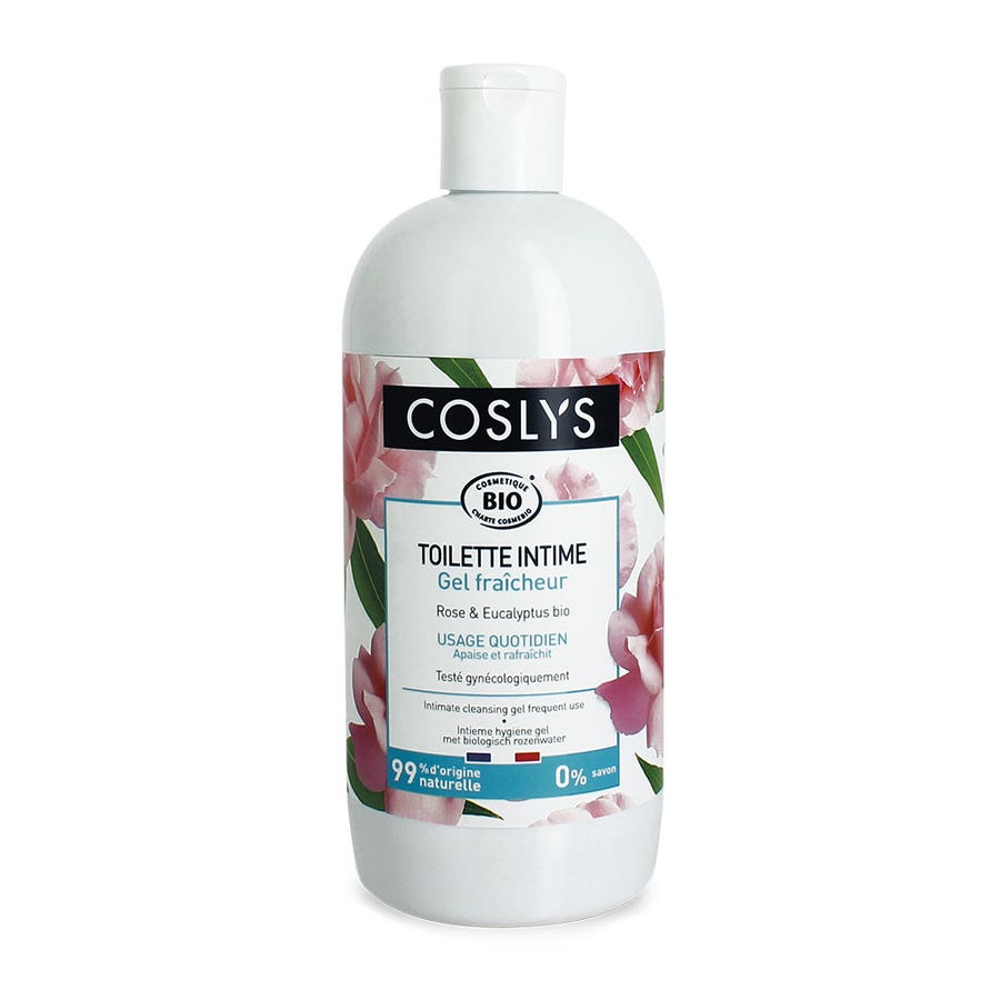 Organic Freshness Intimate Gel 500ml Rose & Eucalyptus Coslys