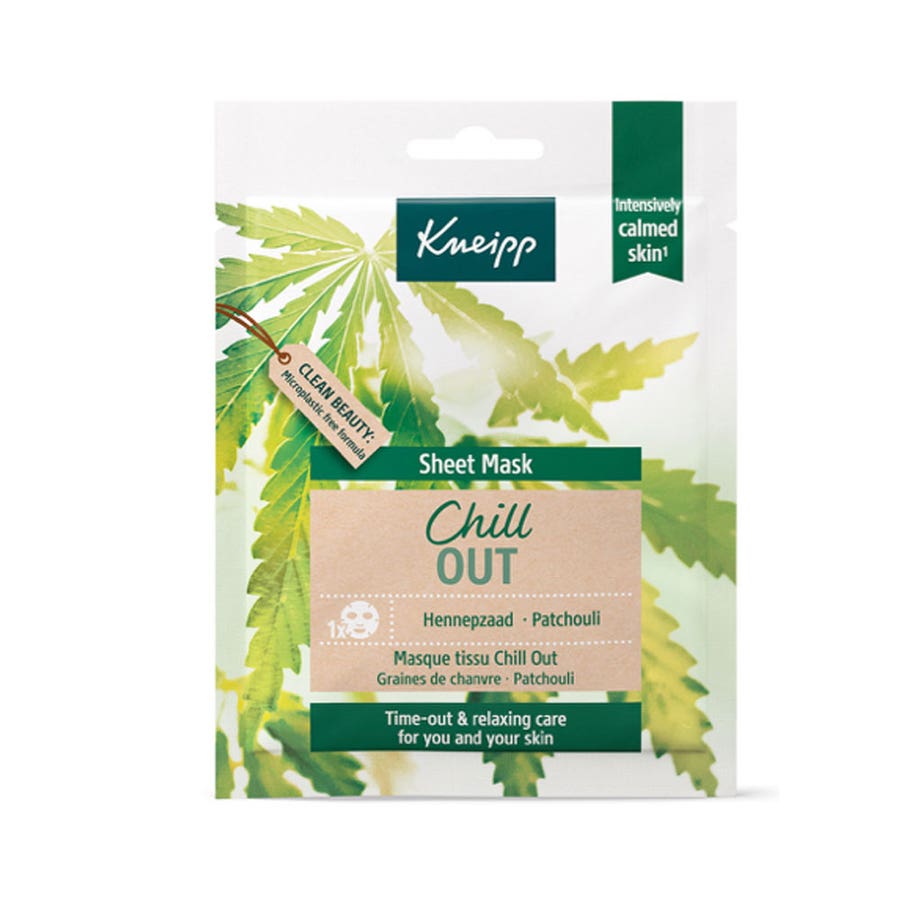 Chill-out Fabric Mask x1 Hemp seeds and patchouli Kneipp