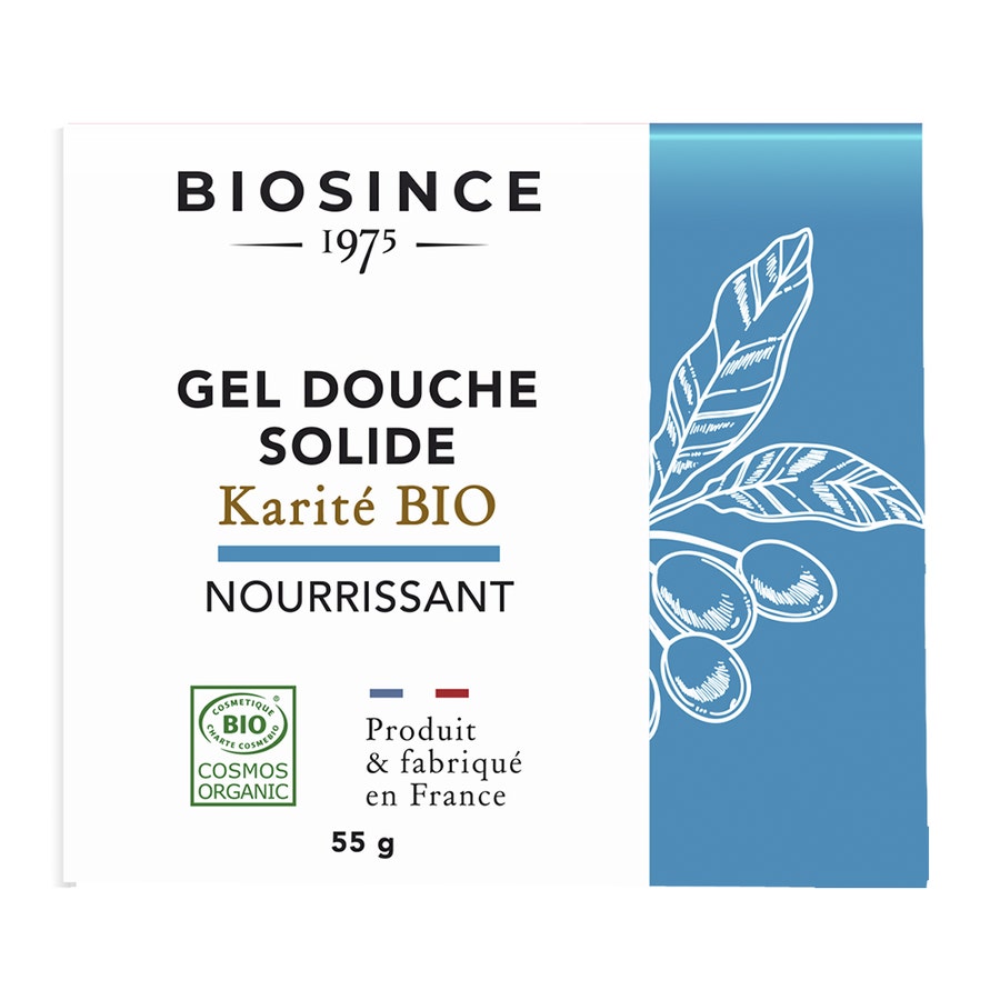 Nourishing Organic Karité Shower Gel 55g Solide Bio Since 1975