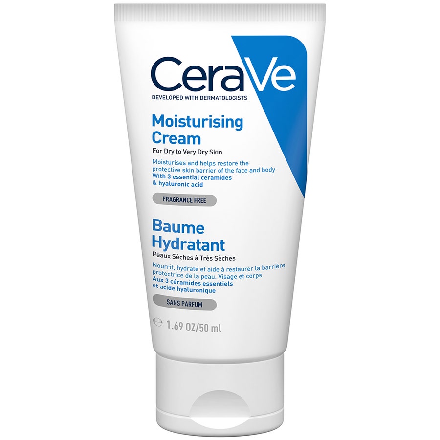 Moisturising Cream Dry To Very Dry Skins 50ml Body Cerave