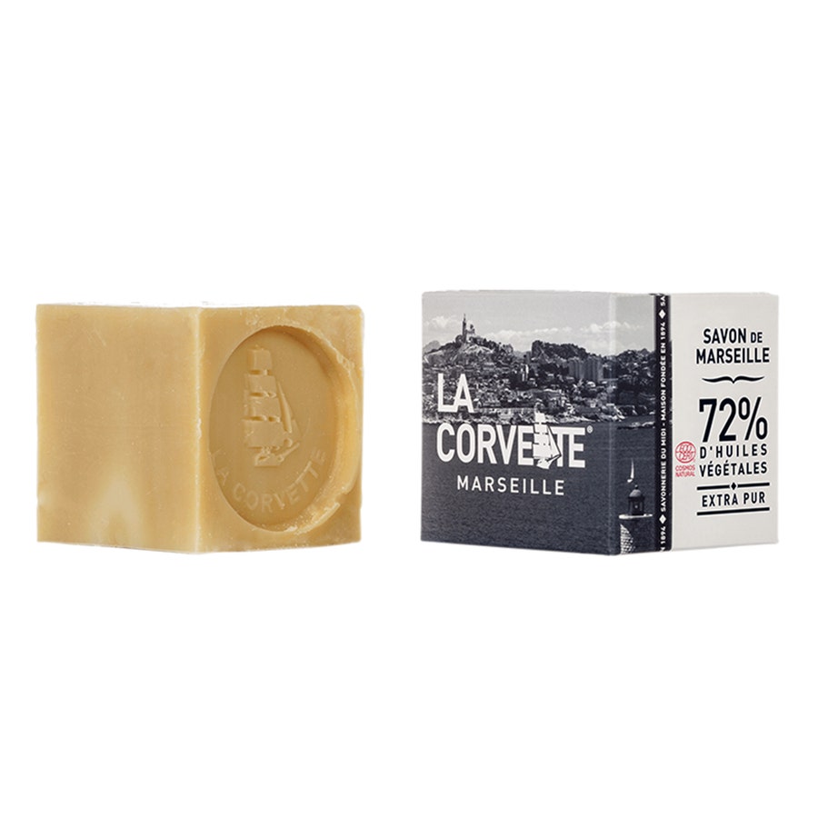 Cube of EXTRA PUR Marseille Soap 500g La Corvette