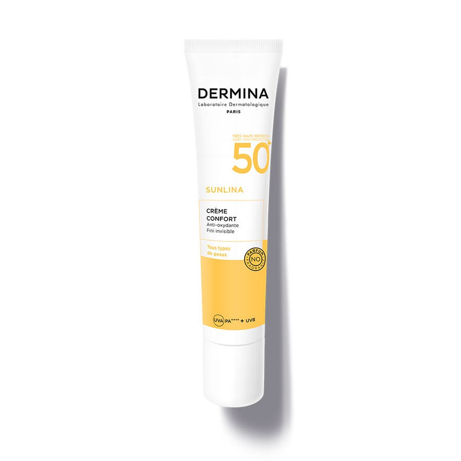 Sunscreen Comfort Cream SPF50 40ml Sunlina Dermina