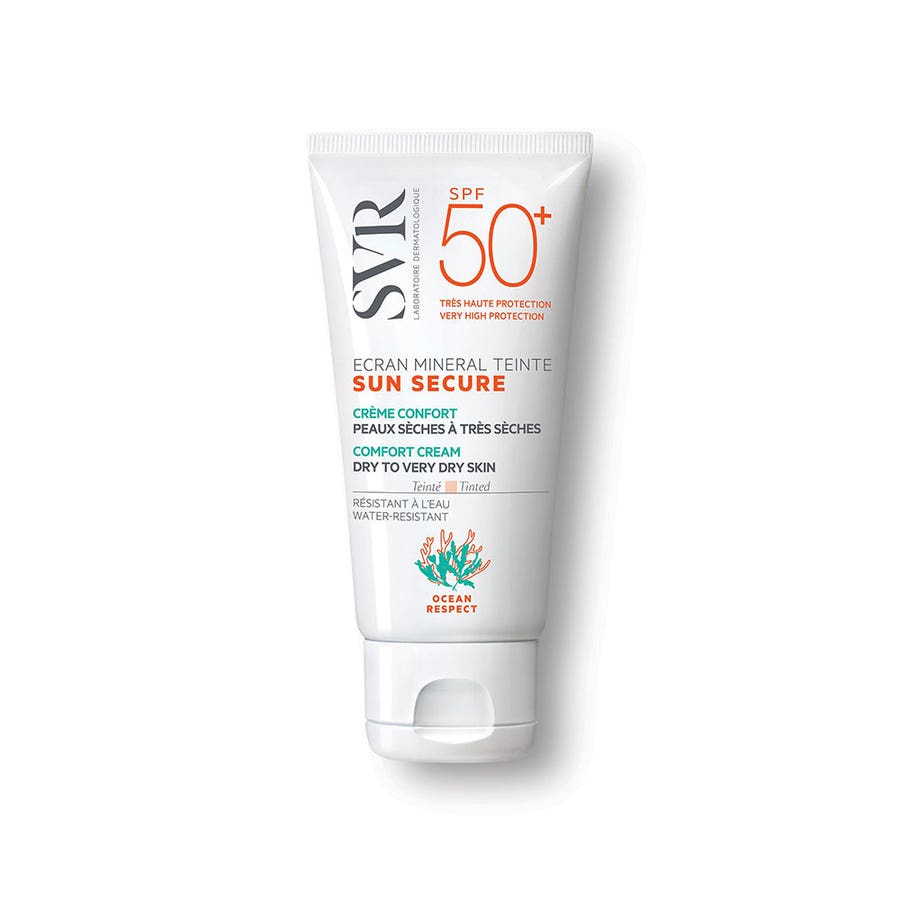 Tinted Mineral Sunscreen Dry To Very Dry Skins Spf50+ 50ml Sun Secure Svr