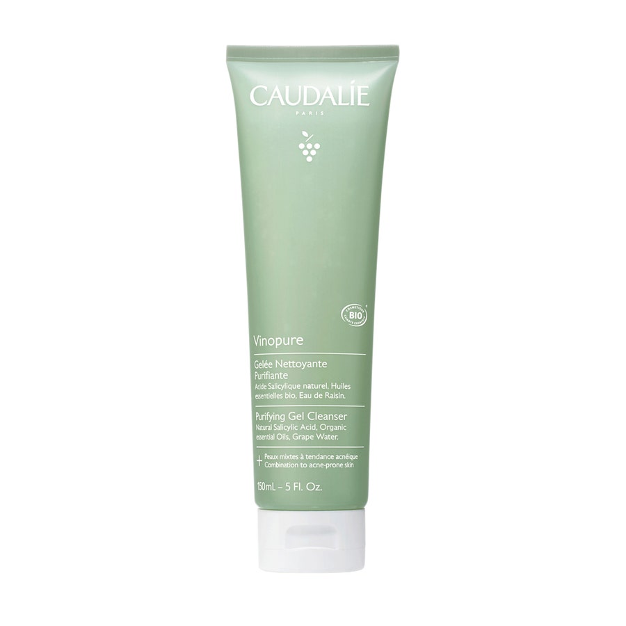 Purifying Gel Cleanser Combination To Oily Skins Bio 150ml Vinopure Caudalie