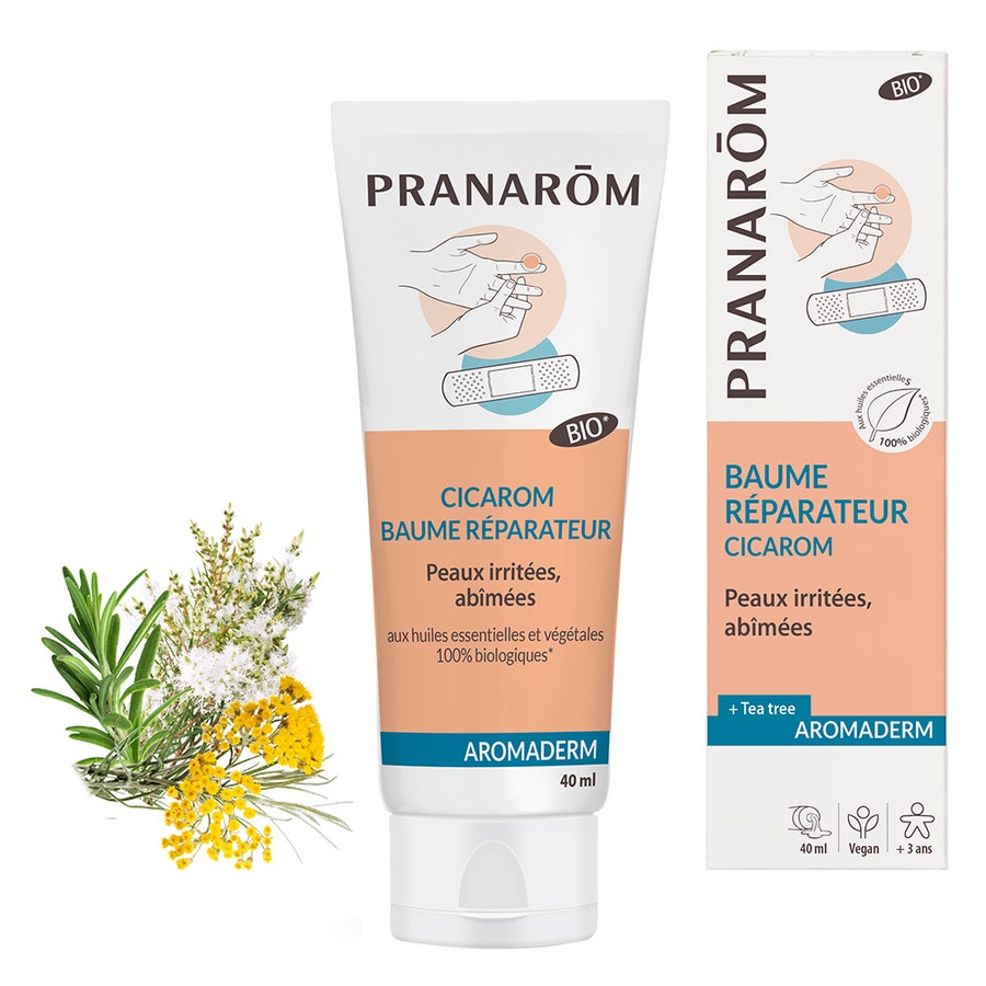 Cicarom Organic Repair Balm 40ml Aromaderm Pranarôm