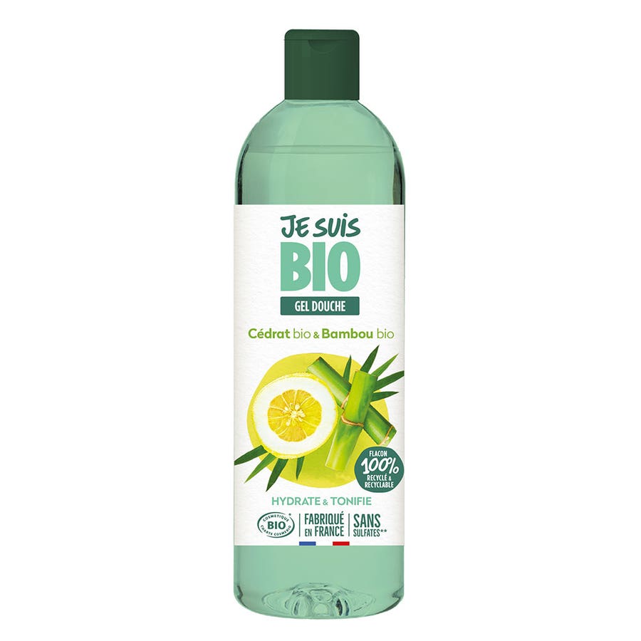 Cédrat and Bamboo Shower Gel 250ml Je suis Bio